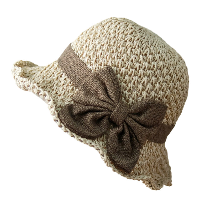 👒LAST DAY SALE ONLY £9.99!🌞Elegant Woven Straw Sun Hat with Bow