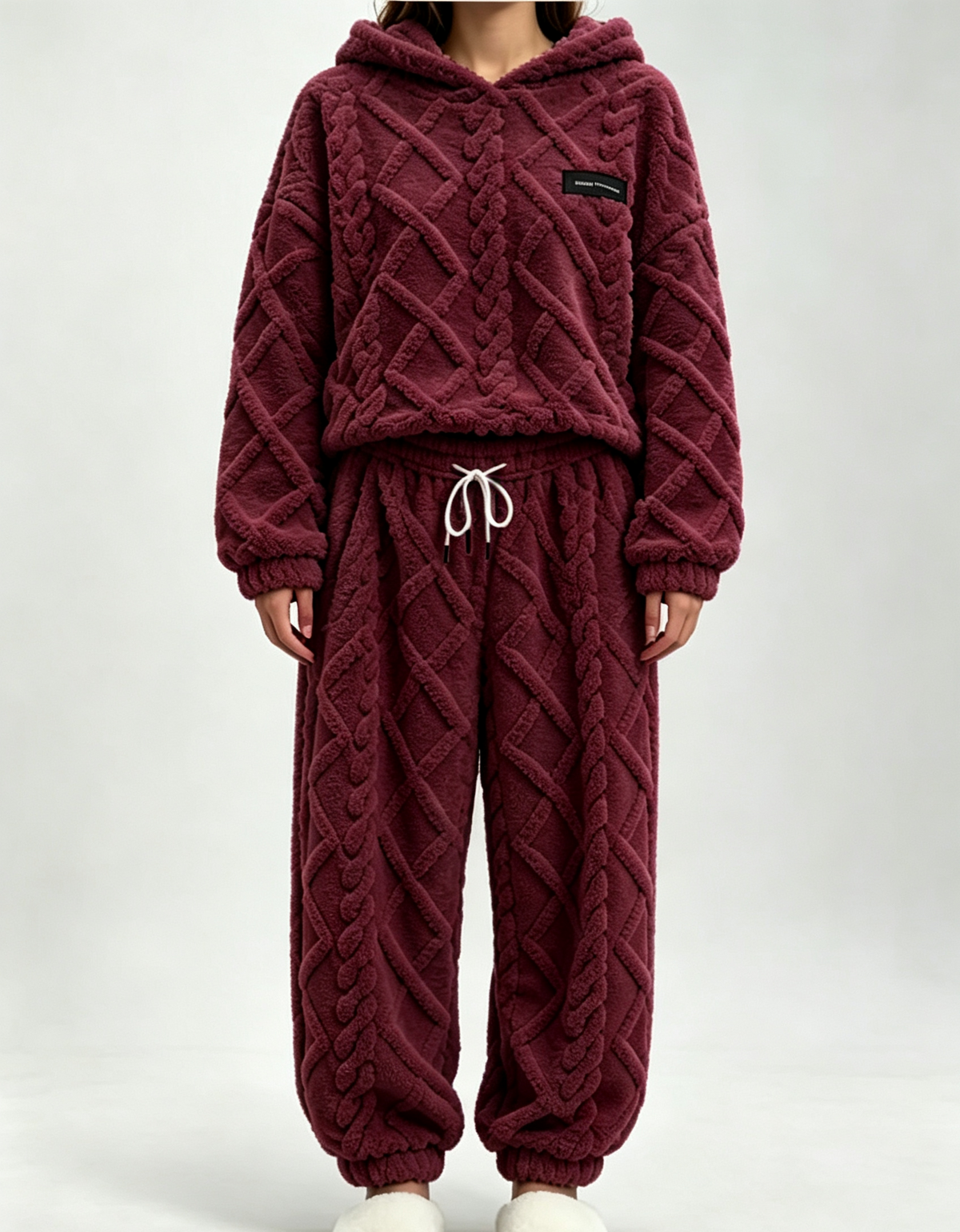 ❄️Hot Sale-70% OFF🧸 Women's 2-Piece Plush Fleece Set – Cosy Winter Style