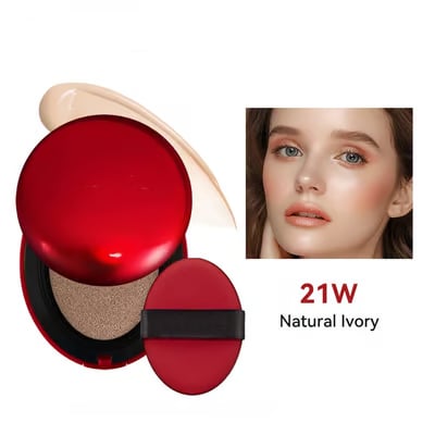 🔥🎉2025 HOT SALE 🎉Buy 1 Get 1 Free✨High-Coverage Hydrating Long-Lasting Red Cushion Foundation