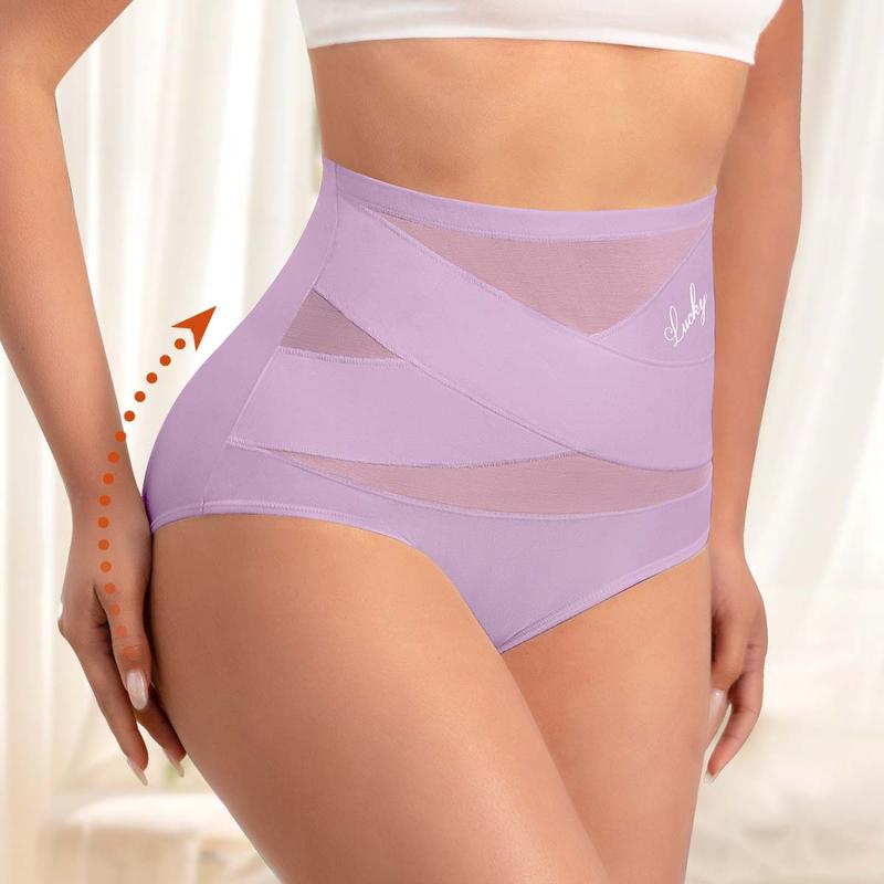 đžBuy 1 Get 2 FreeâšPlus-Size High-Waist Cross Tummy Control Panties