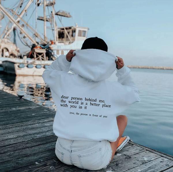 š'Dear Person Behind Me' SweatshirtšBuy 2 Save 10%