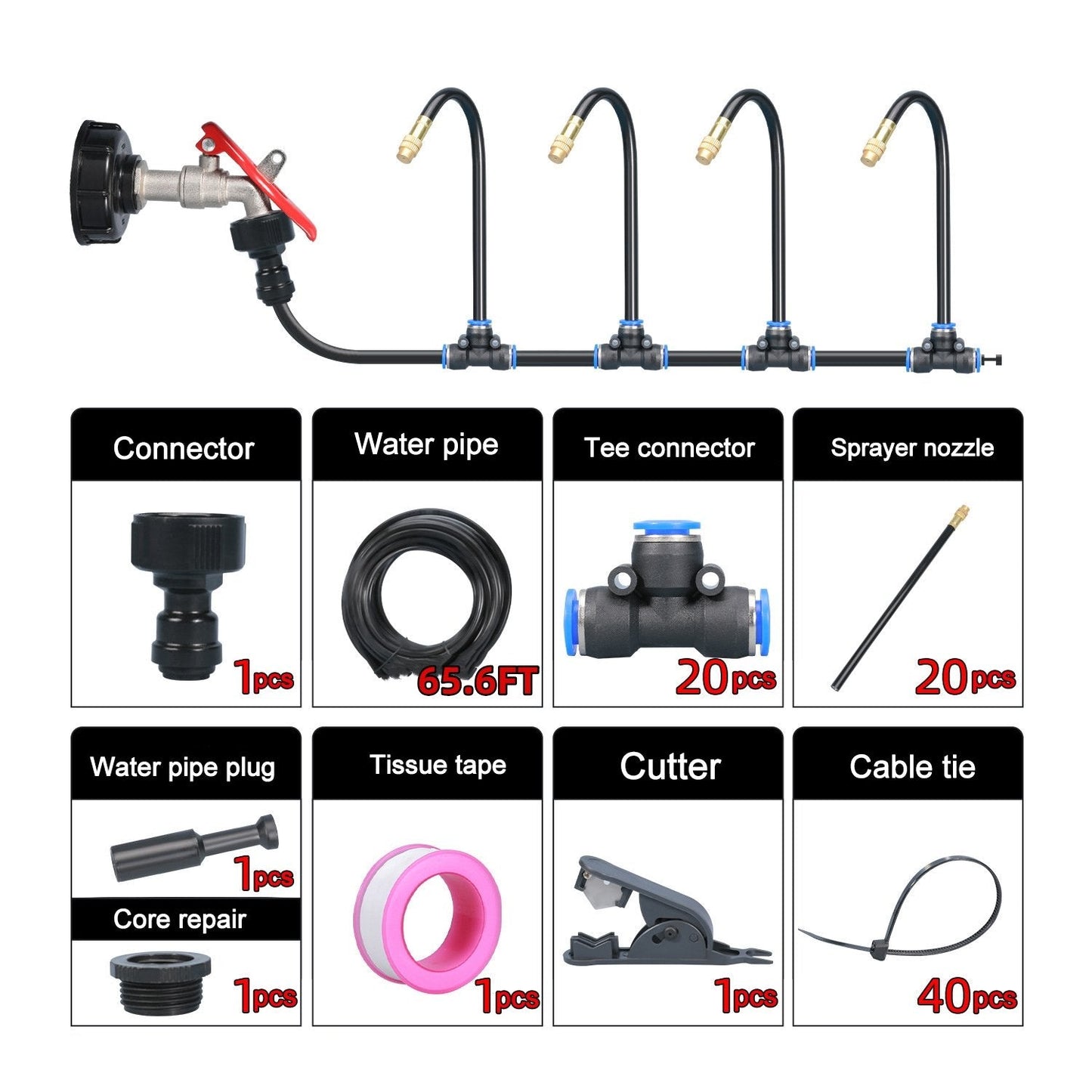 🔥Summer Promotion 49% OFF -🚿360° Curved Garden Automatic Irrigation System