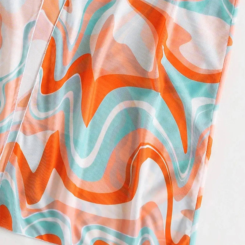 2025 New👙 3 Pieces Bikini Set Swimsuit Tropical Beach Cover up Kimono Swimwear Bathing Suit