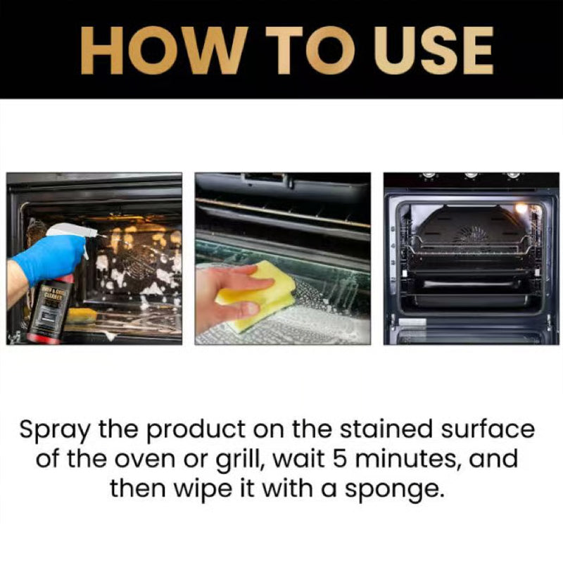 🏆Final 3 hours: BUY 2 GET 1 FREE!🏆#1 Best Seller ⏰💕⚡Oven & Grill Cleaner Spray✨
