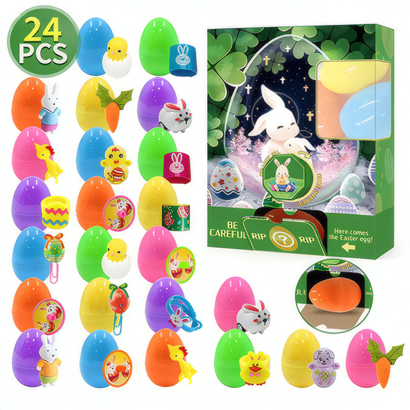 🐰 24 Pre-Filled Easter Eggs – Fun & Easy Easter Surprises for Kids 🎉✨