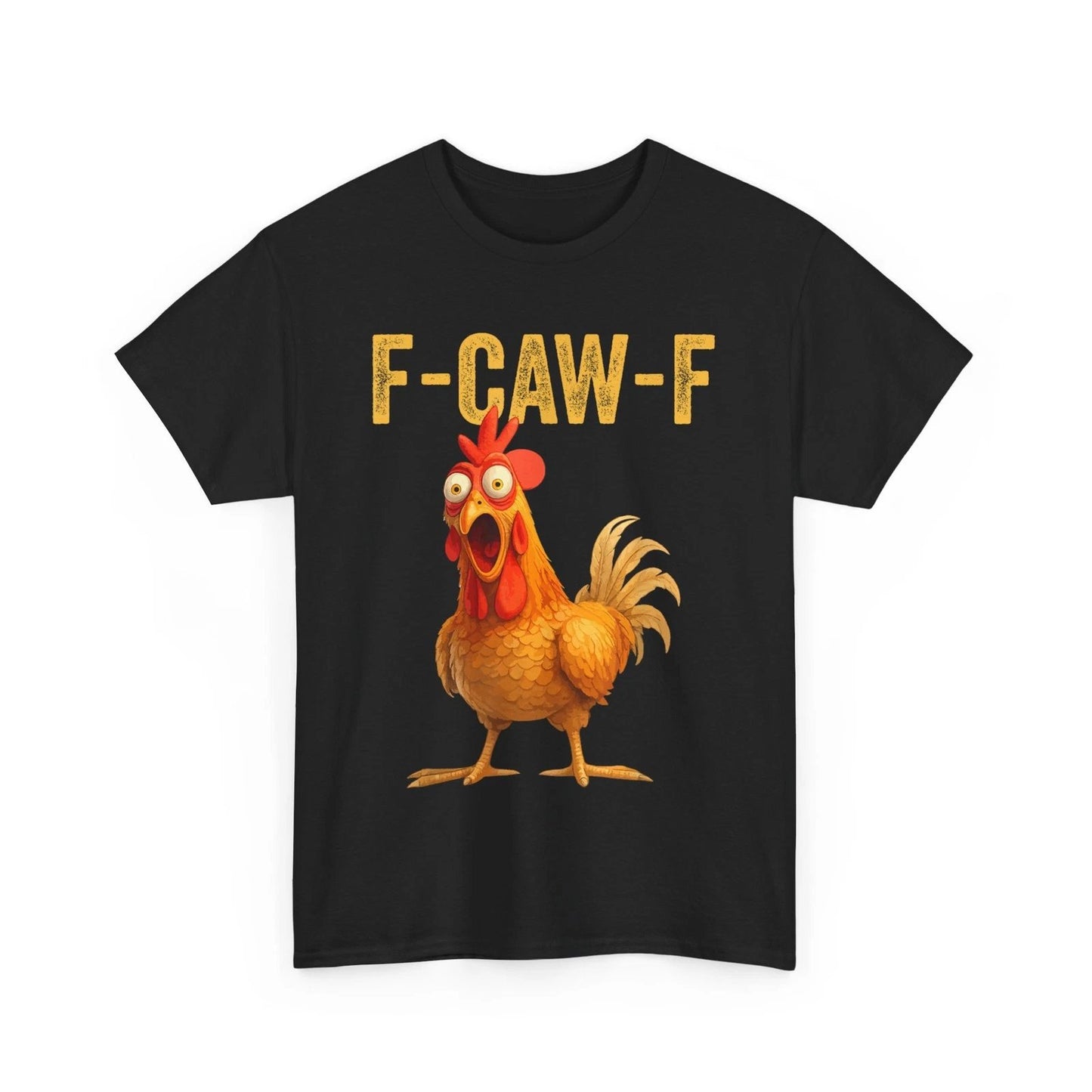 ✨Surprise Price: Only £10.99✨🔥Humorous Chicken Pattern T-Shirt😍F-Caw-F
