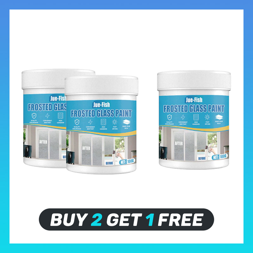 🍃SPRING HOT SALE 49% OFF🍃Waterproof Frosted Glass Paint for Door & Window with Brush