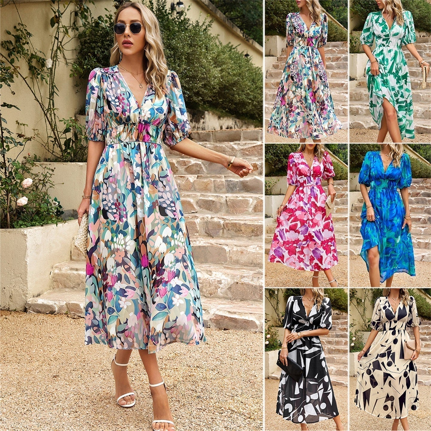 😍Hot Sale - 49% OFF 🔥Modern fashion waist V-neck cozy dress