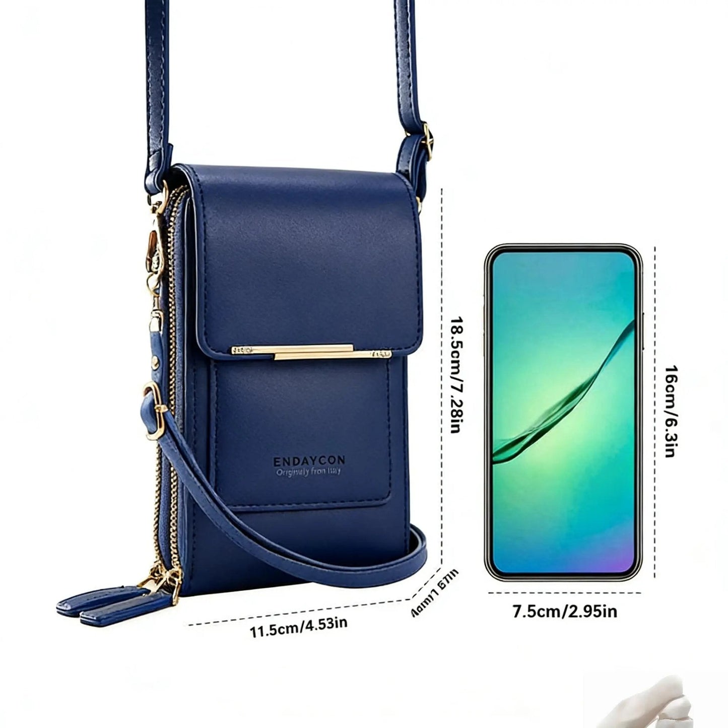 🏆Last Day Promotion：ONLY ￡7.99!!👜📱 Simple and elegant women's touchscreen crossbody phone wallet