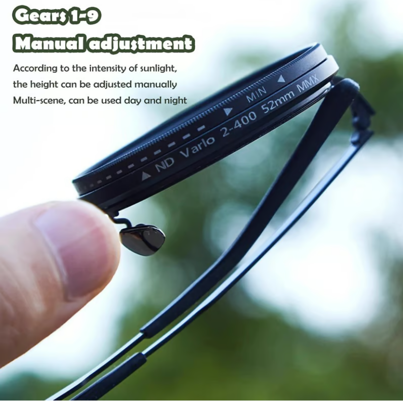 🔥2025 Hot Sale 49% OFF🔥Adjustable Tint Polarized Round Sunglasses