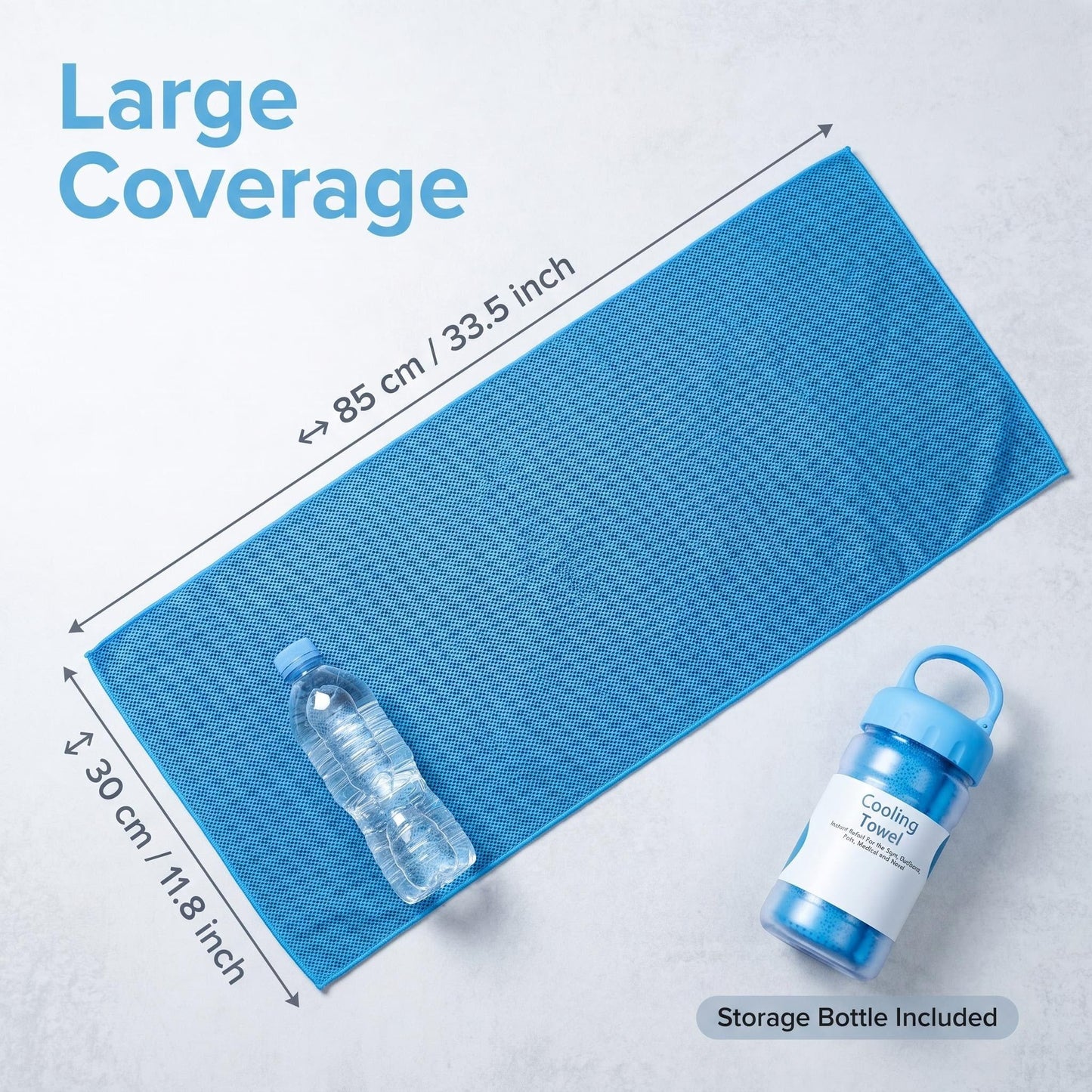 🔥Summer Hot Sale - BUY 1 GET 1 FREE(Each only ￡3.49)!!⚡50K+ SOLD!❄️Cold Sweat Towel You Can Use Anywhere, Anytime! Reusable Soft Absorbent Cooling Portable2