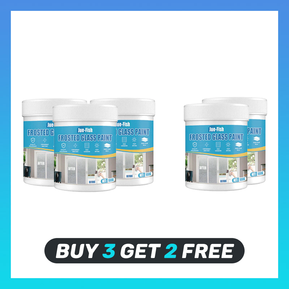 🍃SPRING HOT SALE 49% OFF🍃Waterproof Frosted Glass Paint for Door & Window with Brush