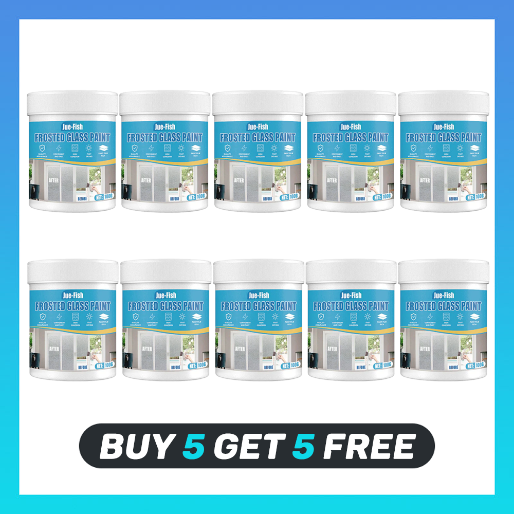 🍃SPRING HOT SALE 49% OFF🍃Waterproof Frosted Glass Paint for Door & Window with Brush