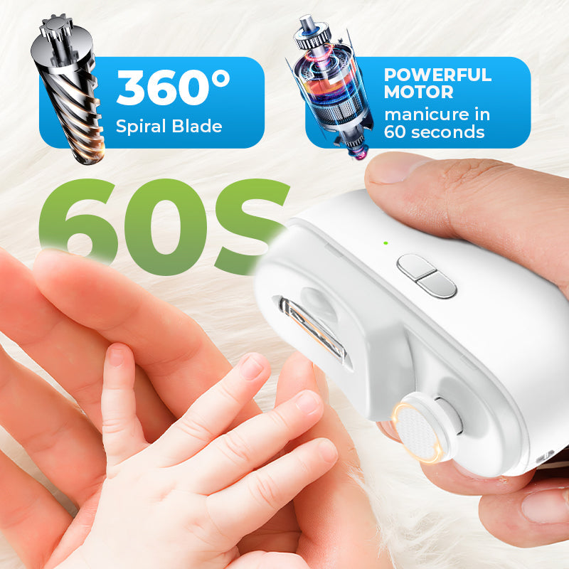 🔥2025 HOT SALE 49% OFF🔥 2 in 1 Electric Polishing Automatic Nail Clippers