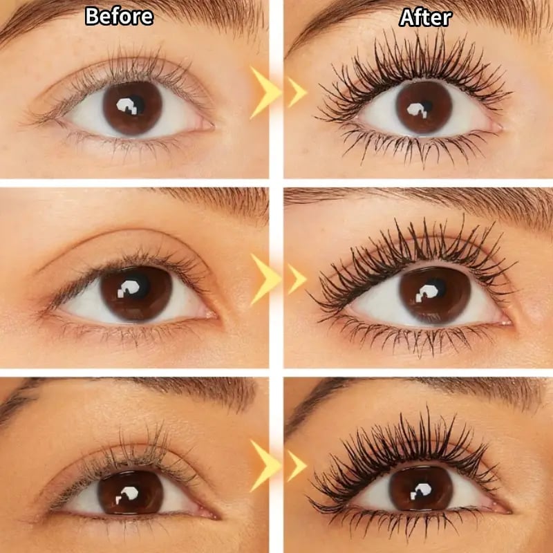 🥳BUY 1 GET 1 FREE:￡7.99!!💞50K+ SOLD!👁️✨ All-Day Beautiful Lashes, Smudge-Proof! Waterproof Fiber Mascara for Natural Volume. 💖💃