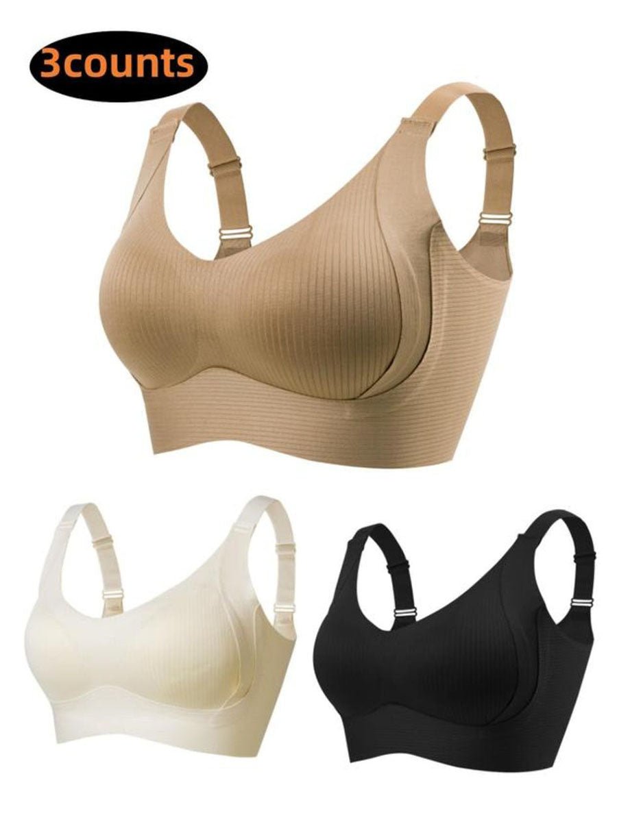 🎁Last Day Buy 1 Get 3 Packs(Each only ￡4.66!!)🔥Super firming bra | Wire-free push-up bra👍No more sagging breasts
