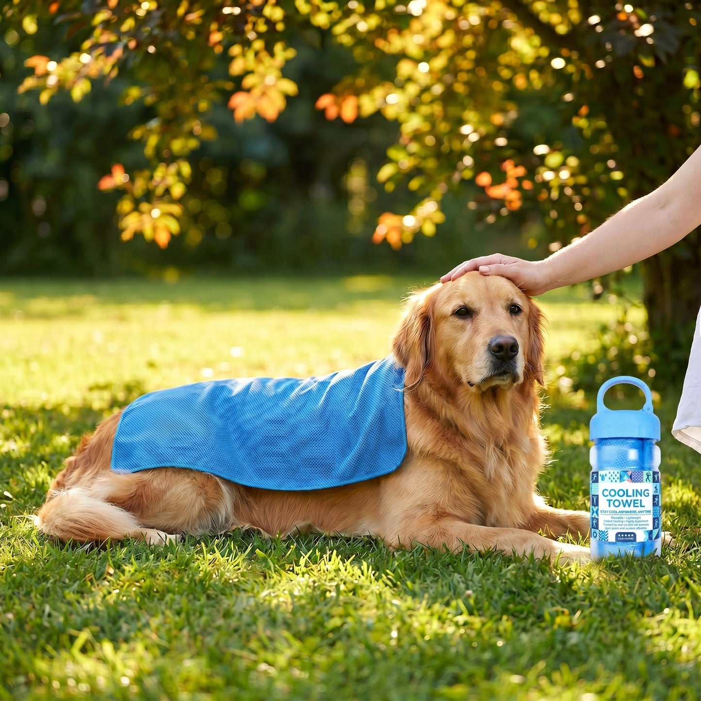 🔥Summer Hot Sale - BUY 1 GET 1 FREE(Each only ￡3.49)!!⚡50K+ SOLD!❄️Cold Sweat Towel You Can Use Anywhere, Anytime! Reusable Soft Absorbent Cooling Portable1