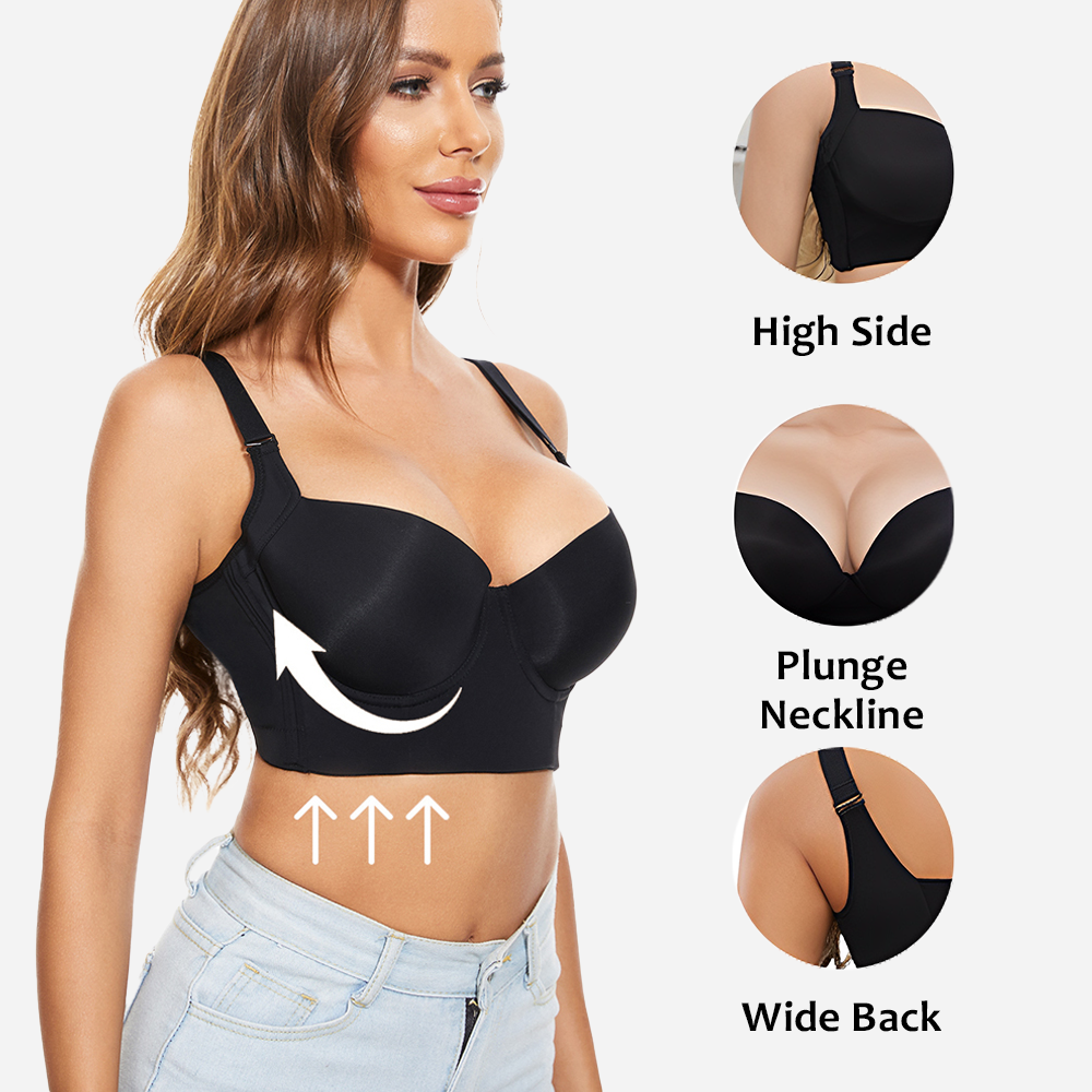 🏆2026 HOT SALE 49% OFF🔥Back Smoothing Underwire Push Up Bra