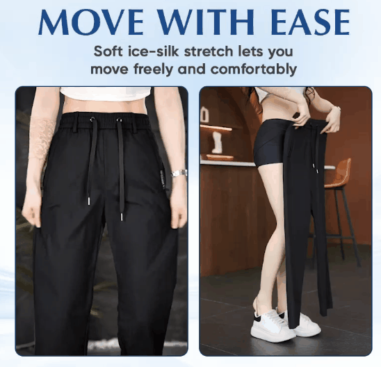 STRAIGHT ANTI-WRINKLE CASUAL PANTS — ☀️Summer Sale 50% Off🌻