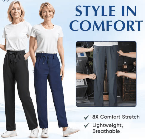 STRAIGHT ANTI-WRINKLE CASUAL PANTS — ☀️Summer Sale 50% Off🌻