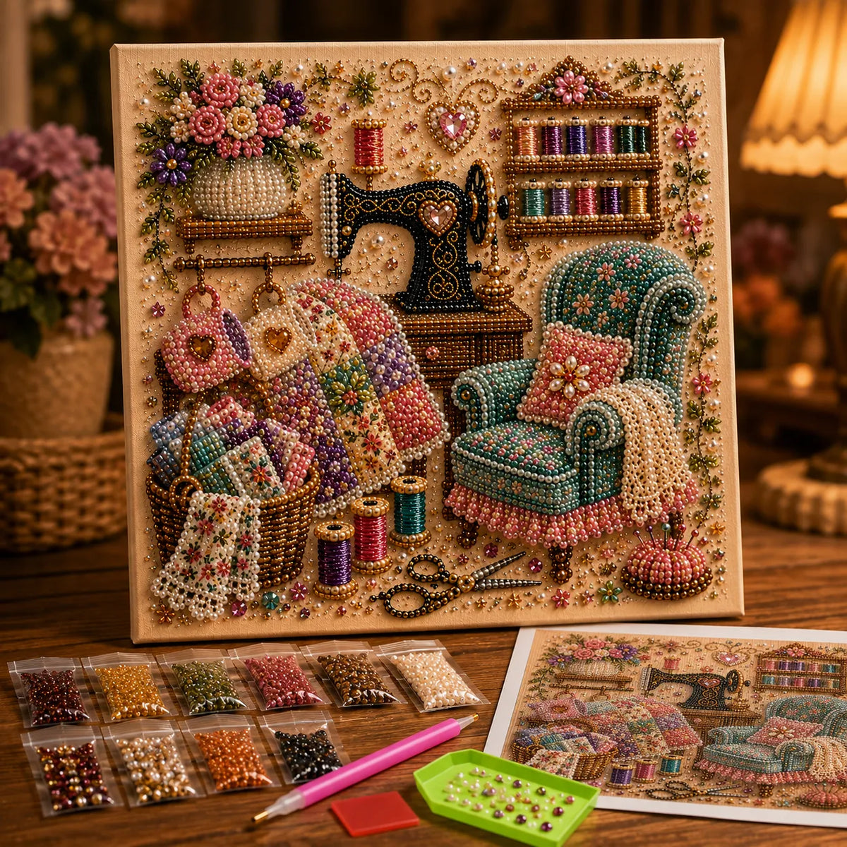 ✨70% OFF!!Ready for Christmas!🎅✨ Cozy Hobby Rooms 3D Diamond Painting Kit