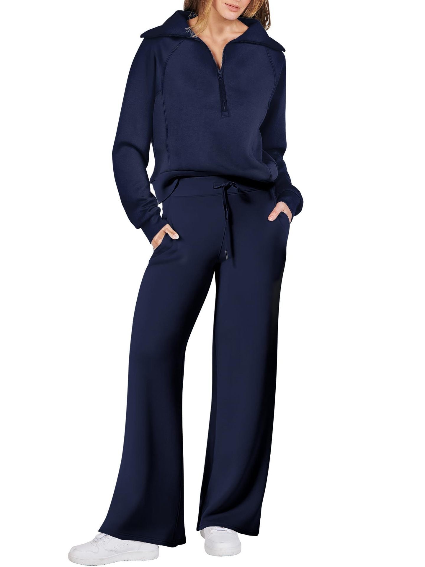 💝2026 HOT SALE 70% OFF!!⚡🎀Women's 2 Piece Casual Outfits Sweatsuit Set