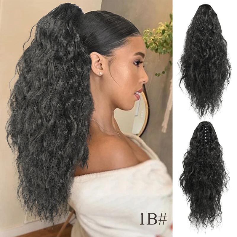 🫧🫧LAST DAY PROMOTION - 49%OFF🫧Curly Wavy Frizzy Hair Extension with Ponytail