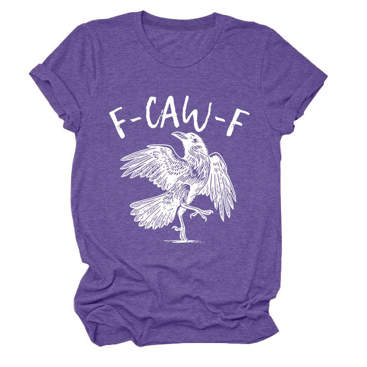 💥Surprise Price: Only £10.99!!🖤🐦‍⬛Humorous Crow Graphic T-Shirt – Say It With a Caw!