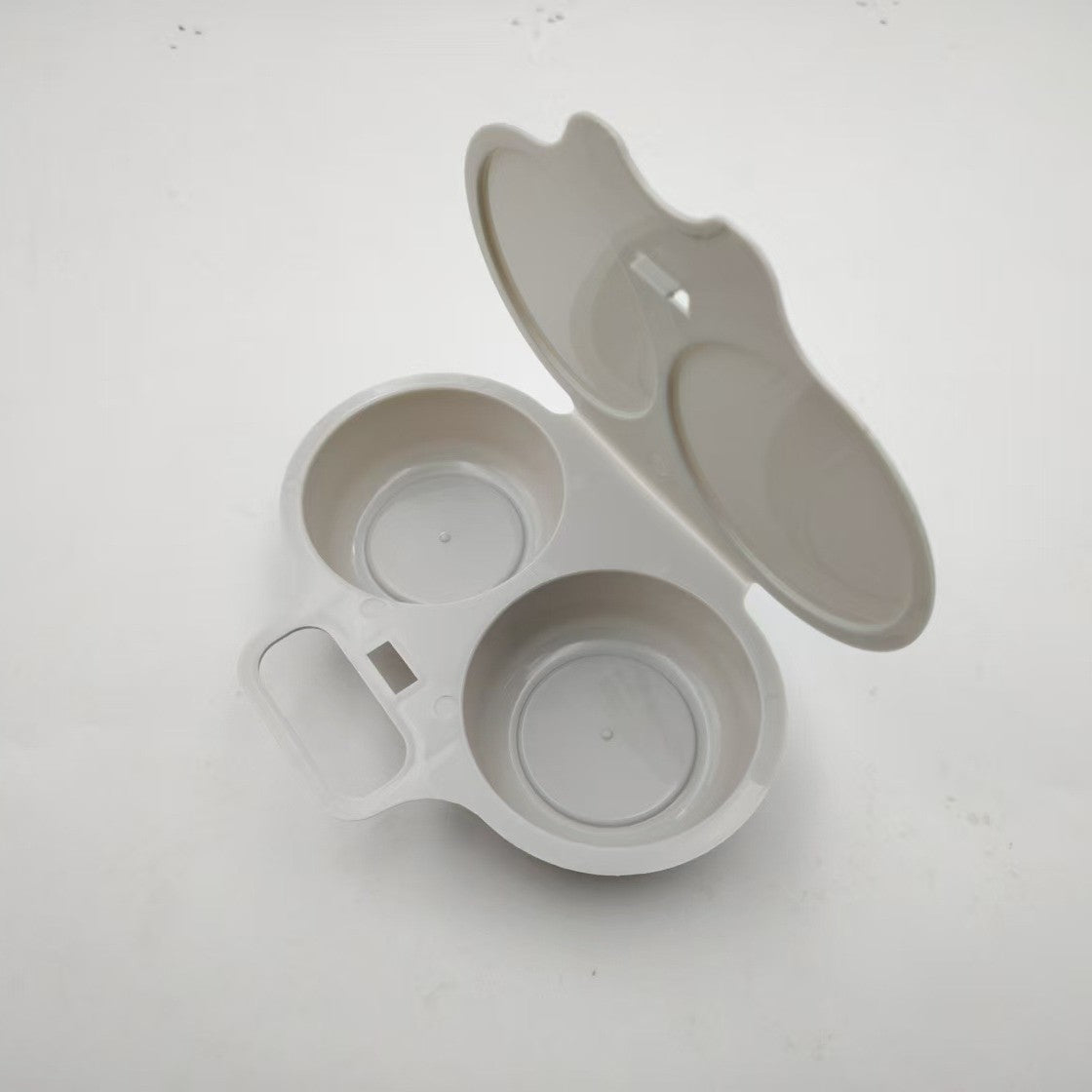 🥳2026 HOT SALE🥳💞50K+ SOLD! 🥗🎁 50% OFF! Microwave Egg Poacher – Dual‑cavity, non‑stick & easy clean. Healthier than frying – stock up & save! 🏠✅