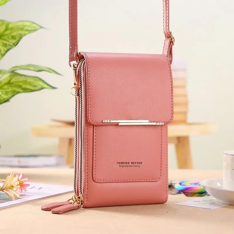 🏆Last Day Promotion：ONLY ￡7.99!!👜📱 Simple and elegant women's touchscreen crossbody phone wallet