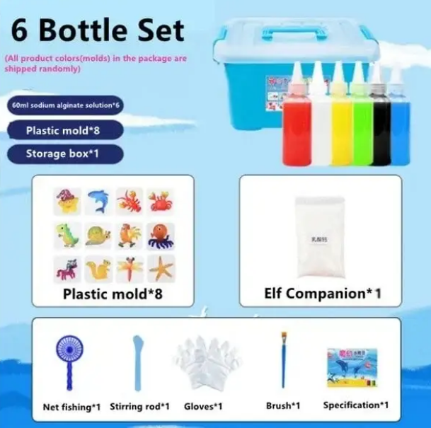 🎁Christmas Gift idea 49%OFF🎅Magic Water ELF, Children Handmade Aqua Gel Sensory Toy Set