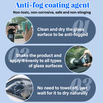 🔥BUY 2 GET 3 FREE🔥Micro-molecular Anti-fog Coating Agent Wiper