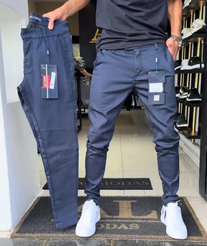 👖Early autumn Hot Sale 49%OFF🍃  Men’s Slim-Fit Casual Solid Color Pants