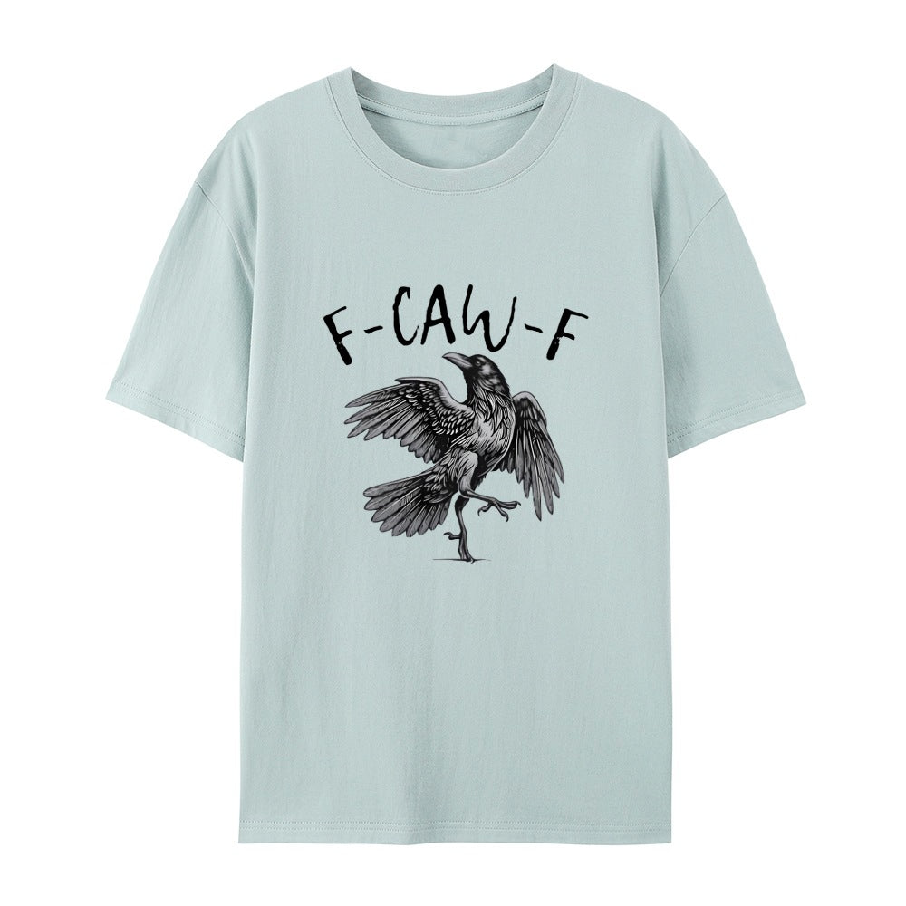 💥Surprise Price: Only £10.99!!🖤🐦‍⬛Humorous Crow Graphic T-Shirt – Say It With a Caw!