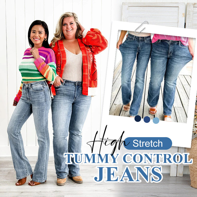 ✨HOT SALE 49% OFF👖High Stretch Tummy Control Jeans3