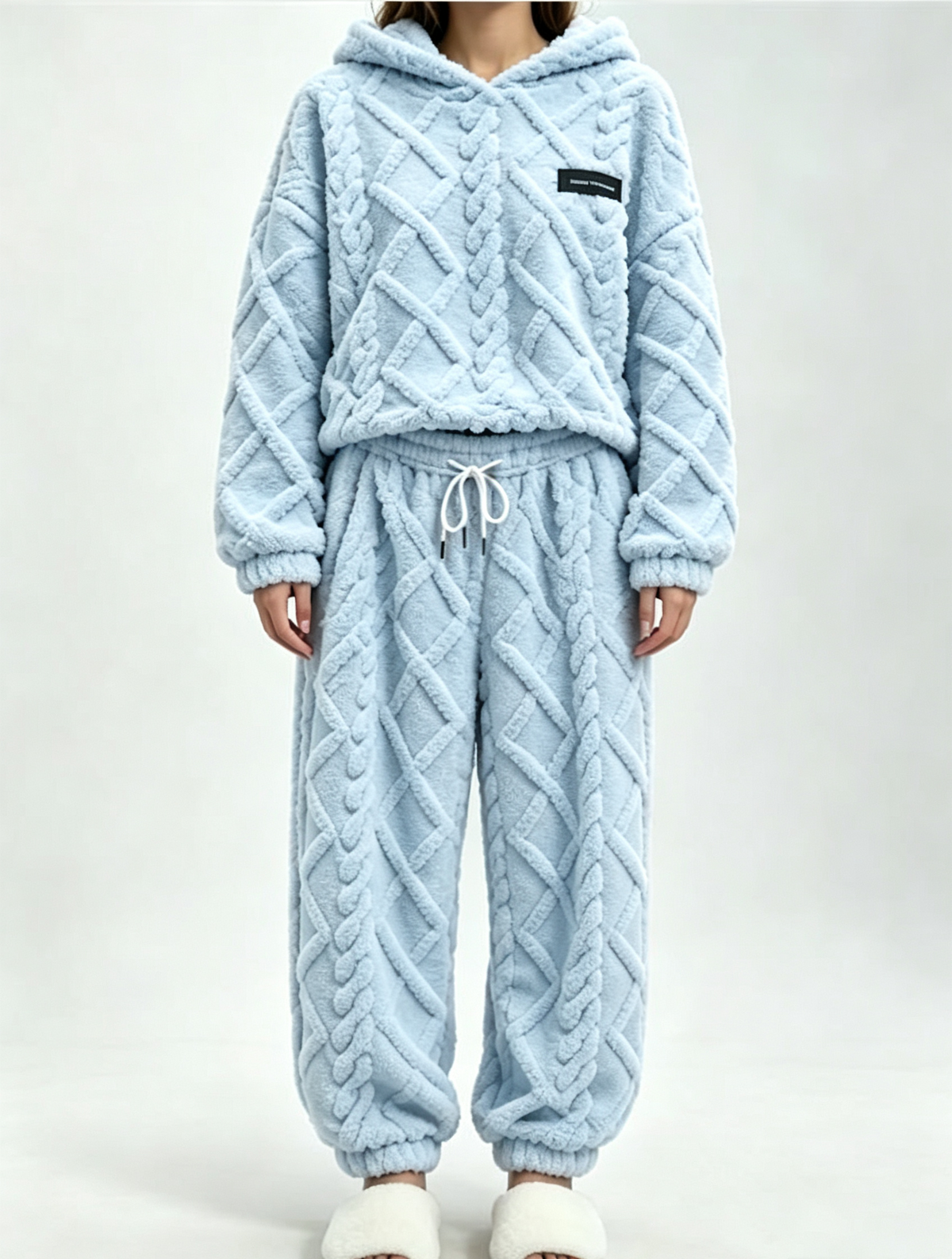 ❄️Hot Sale-70% OFF🧸 Women's 2-Piece Plush Fleece Set – Cosy Winter Style