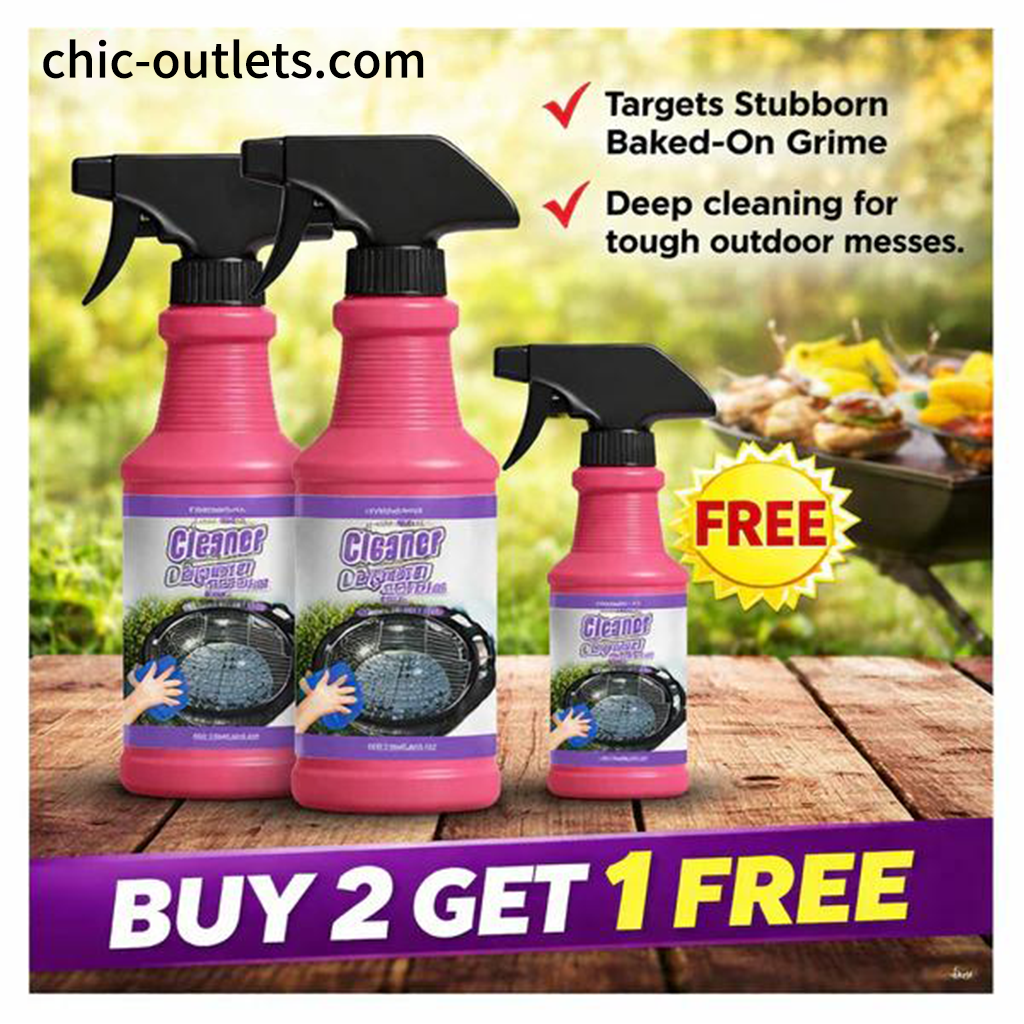 ⏳LAST DAY SALE BUY 2 GET 1 FREE!!🌟Fast-Acting Heavy-Duty Grill Degreaser Spray🔥