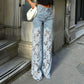 🌸Black Friday HOT SALE 50% Off🌸High Waisted Lace Splicing Jeans