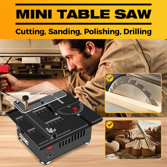 ⏳Limited time 50% OFF⏳💥2025 Hot Sale⏰Multi-functional Mini Precision Table Saw