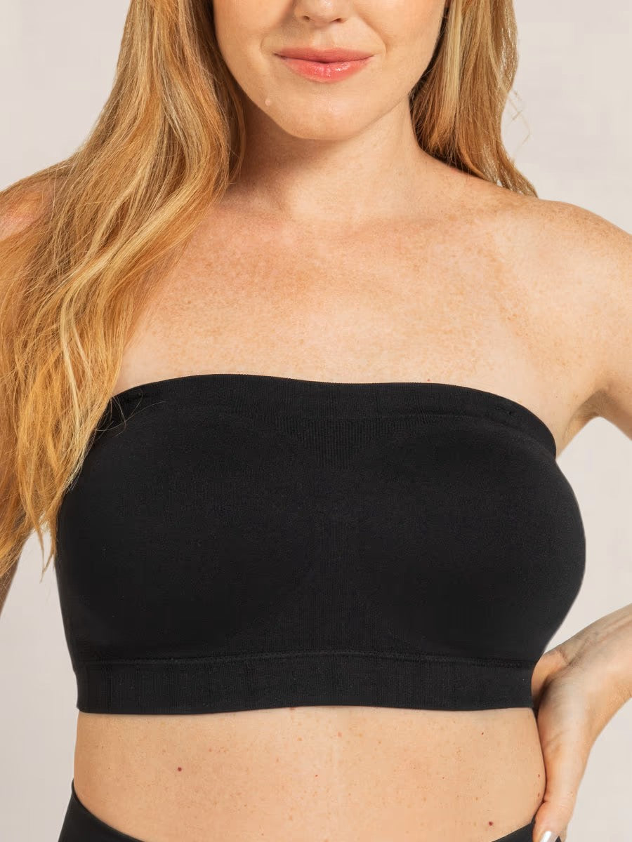 ⏳LAST DAY SALE ONLY ￡11.99!!🔥Aurelle™ No-Slip Convertible Bandeau – 3-Way Wear, Wire-Free & Trusted by 50K+ Women👙🇬🇧