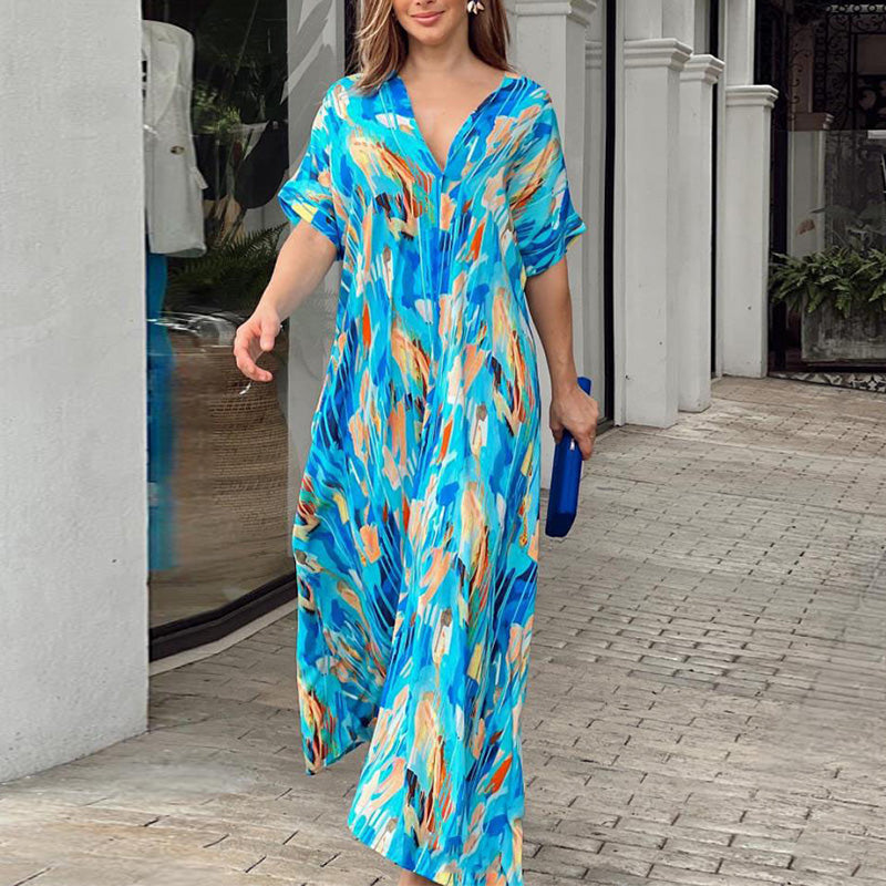 🌈Spring hot sale 49% OFF💃 Painted casual dresses with prints