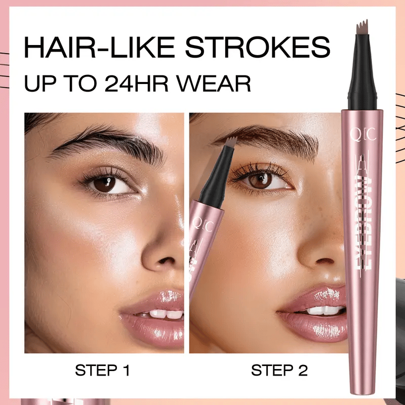 🥳LAST DAY BUY 1 GET 1 FREE💞50K+ SOLD!💥✨3D Natural-Looking Eyebrow Pencil– 4-prong tip creates natural hair-like strokes. Waterproof, smudge-proof & lasts 24h
