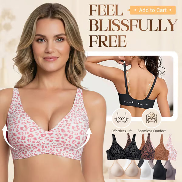 🥳2026 HOT SALE🥳💞50K+ SOLD!💕Womens Comfortable Wireless Bralettes Seamless Deep V Everyday Bra