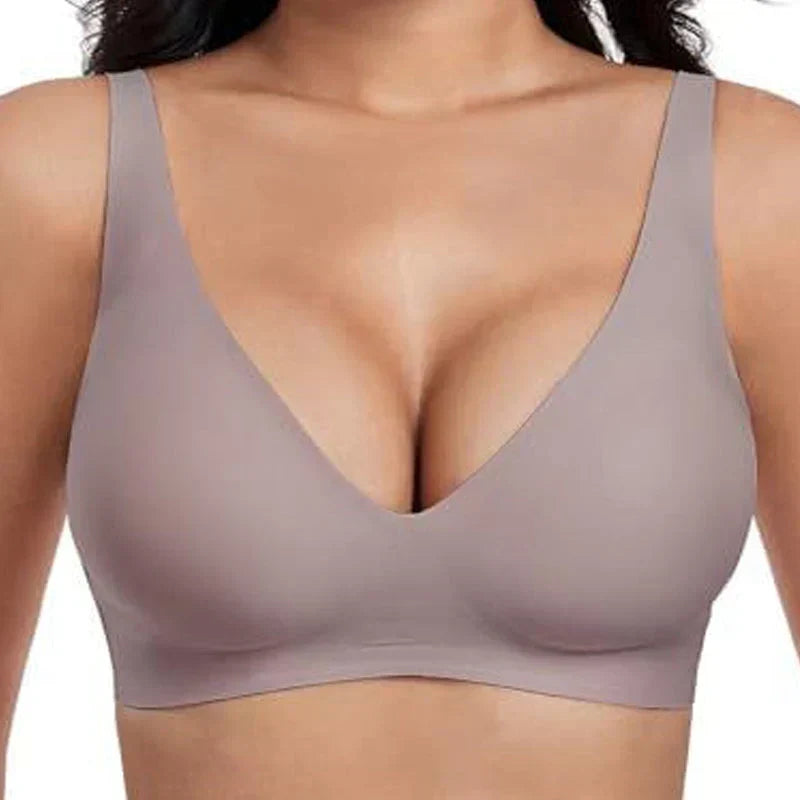 🏆HOT SALE Special Price:£11.99!!! 🔥All-Day Comfort Wireless Full Coverage Jelly Smoothing Bra👍No More Sagging Breasts