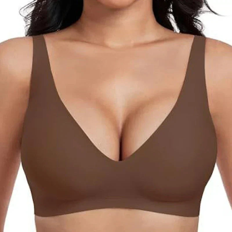 🏆HOT SALE Special Price:£11.99!!! 🔥All-Day Comfort Wireless Full Coverage Jelly Smoothing Bra👍No More Sagging Breasts