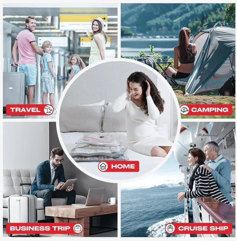 ⏳Limited-time 50% off⏰✨X7 Cordless Travel Vacuum Bag