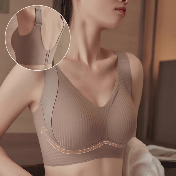 🎁Last Day Buy 1 Get 3 Packs(Each only ￡4.99)🔥Super firming bra | Wire-free push-up bra👍No more sagging breasts