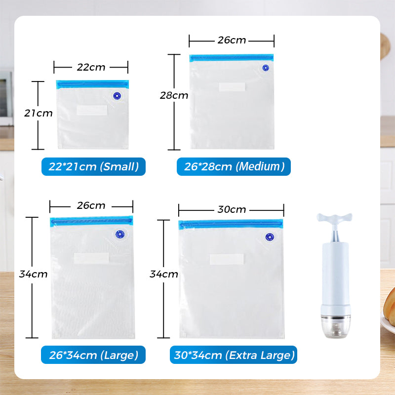 🔥2025 Big Sale 50% OFF🔥Kitchen Vacuum Sealer Bag Set