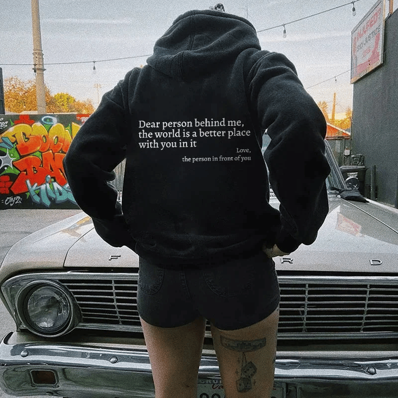 💝'Dear Person Behind Me' Sweatshirt🎉Buy 2 Save 10%