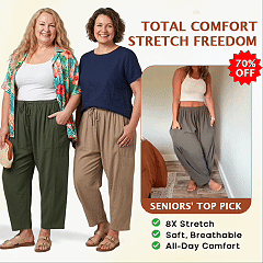 🌞Summer Hot Sale 49% OFF -👖Women's Linen Wide Leg Pants with Pockets